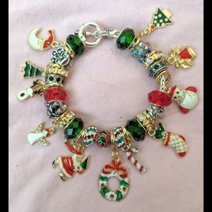 Fun and Full of Christmas Cheer Charm Bracelet